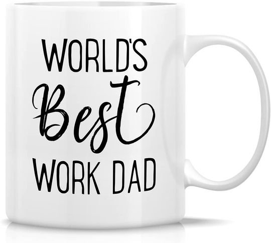 Discover World's Best Work Dad, Goodbye Farewell Ceramic Coffee Mugs