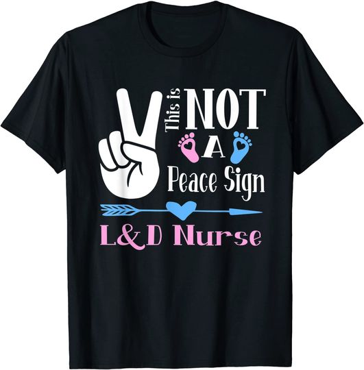 Discover L&D Nurse Gift Birth Assistant Funny Labor & Delivery Nurse T Shirt