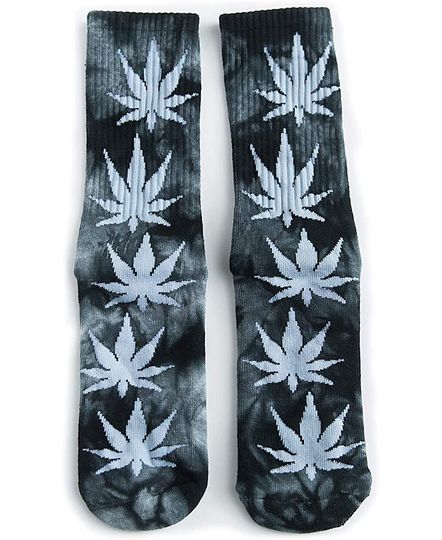 Discover Novelty Fashion Colorful Skateboard Tie Dye Crew Dress Socks