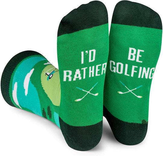 Discover I'd Rather Be - Novelty Socks Stocking Stuffer Gift For Men and Women