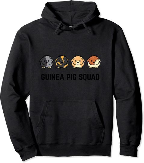 Discover The Cavy Guinea Pig Rodent Team Squad Pullover Hoodie