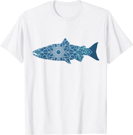 Discover Pacific Salmon Mandala T-Shirt