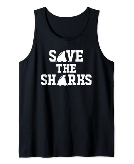 Discover Shark Lovers Gift Marine Biologist Save the Sharks Tank Top
