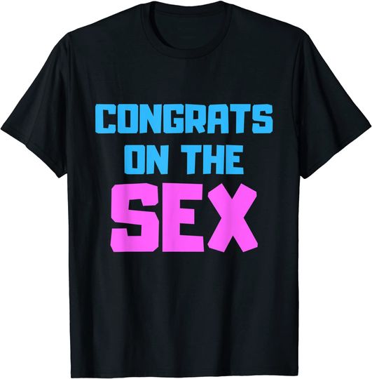 Discover Congrats on the Sex Gender Reveal Party T-Shirt