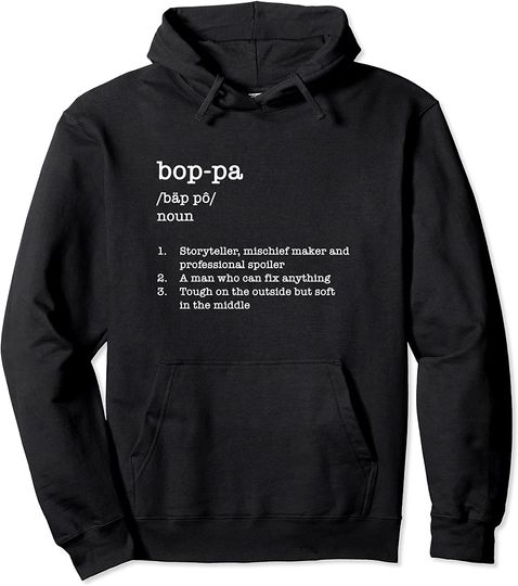 Discover Fathers Day Shirts Boppa Grandfather Dictionary Definition Pullover Hoodie