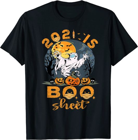 Discover This Year 2021 Is Boo Sheet Shirt Halloween T-Shirt