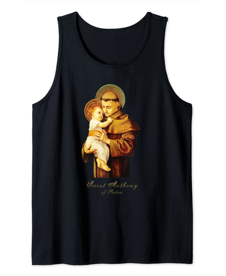 Discover St Anthony of Padua Catholic Saint Tank Top
