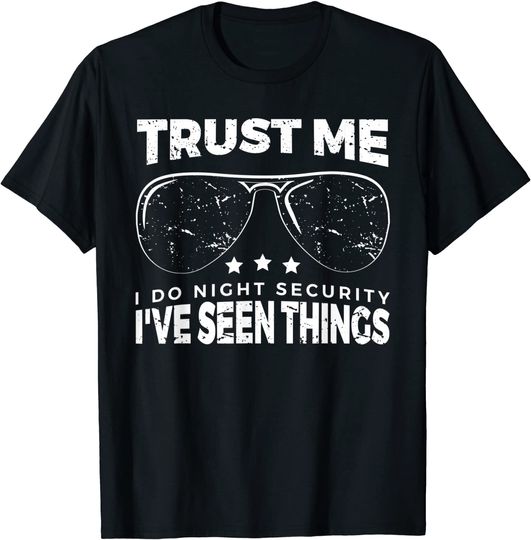Discover Night Time Security Guard T Shirt