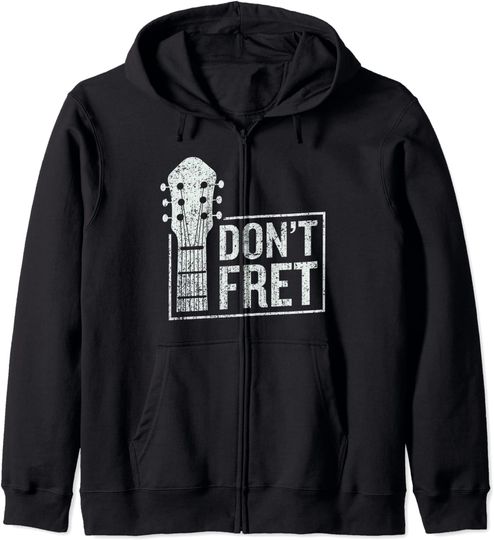 Hoodie com Fecho-éclair Guitarra Don’t Fret
