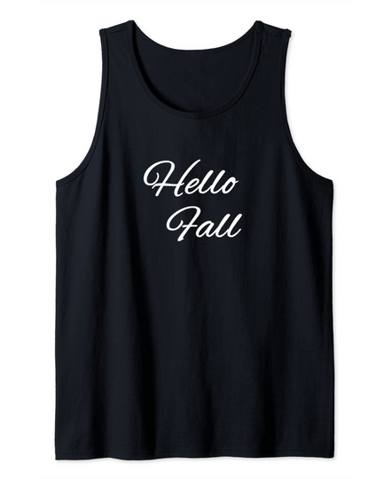 Discover Halloween Hello Fall Tank Top