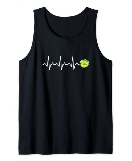 Discover Heartbeat Cabbage Lover Tank Top