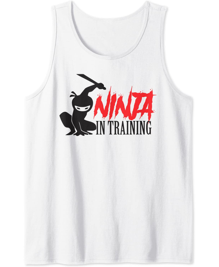 Discover Ninja in training birthday party Tank Top