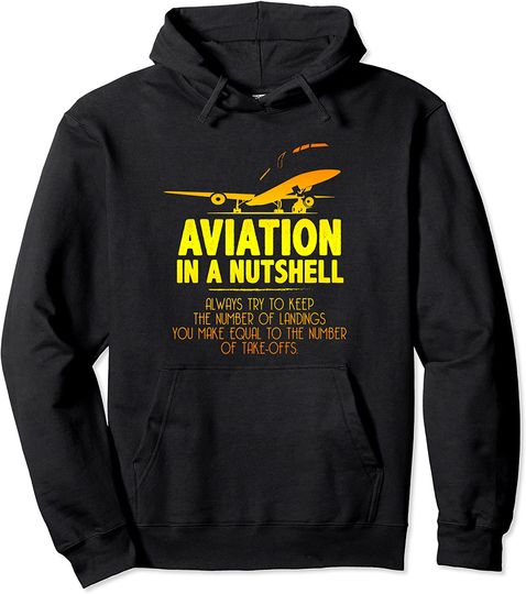 Discover For Aviators & Aviation Airplane Captains Funny Pilot Pullover Hoodie