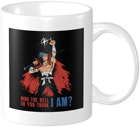 Discover Gurren Lagann Kamina Coffee Cup Mug Large Capacity Travelling Glass