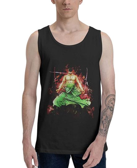Discover Anime One Piece Roronoa Zoro Tank Top