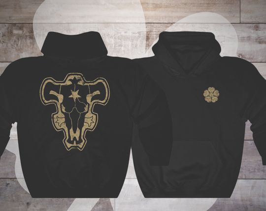 Discover Black Bulls Squad Emblem Hoodie