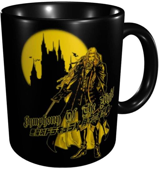 Discover Alucard Anime Ceramic Coffee Mugs Big Capacity Cup Water Beer Cup