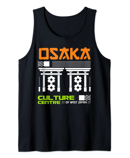 Discover Japanese Urban Aesthetic Osaka Tank Top