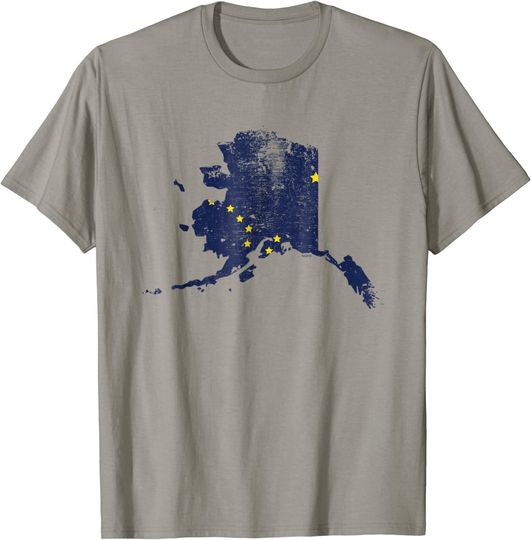 Discover Alaska State Flag T Shirt