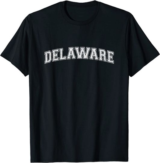 Discover Vintage University Delaware Distressed T Shirt