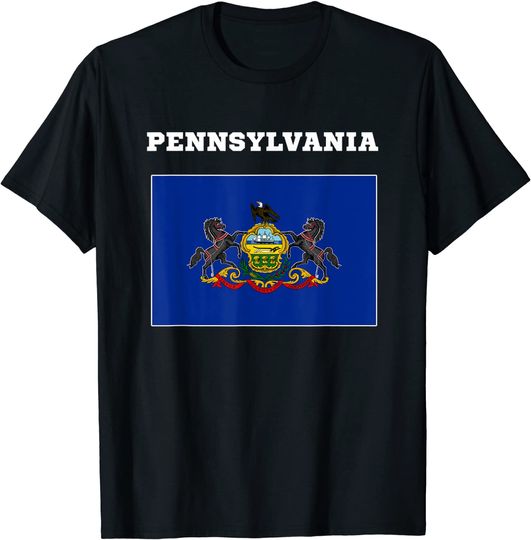 Discover Pennsylvania Tee Flag T-Shirt