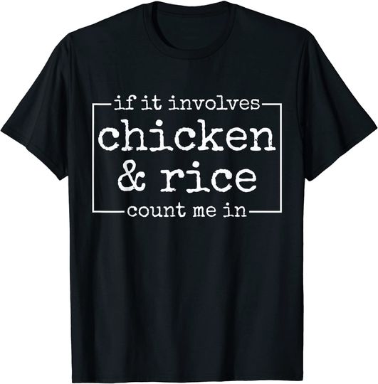 Discover Bodybuilding Fitness Chicken Rice T-Shirt