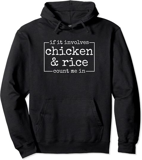 Discover Bodybuilding Fitness Chicken Rice Pullover Hoodie