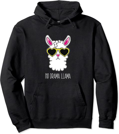 Discover Sunglasses Llama No Drama Hoodie