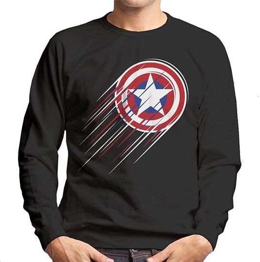 Suéter para Homem Capitão América Shield