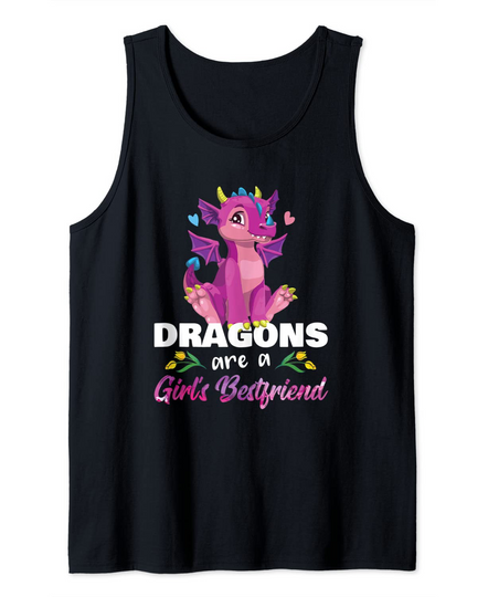 Discover Dragons Are A Girl's Best Friend Gift Tank Top