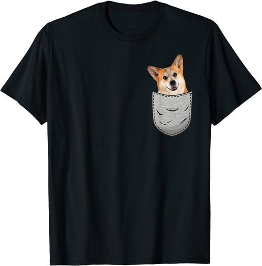 Discover Welsh Corgi Pembroke Chest Breast T-Shirt