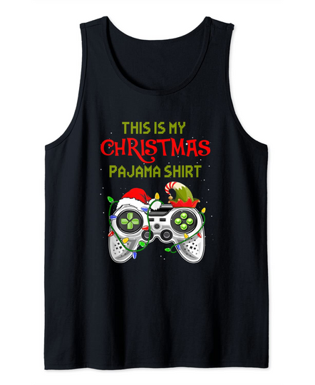 Discover This is My Christmas Pajama Shirt Tank Top