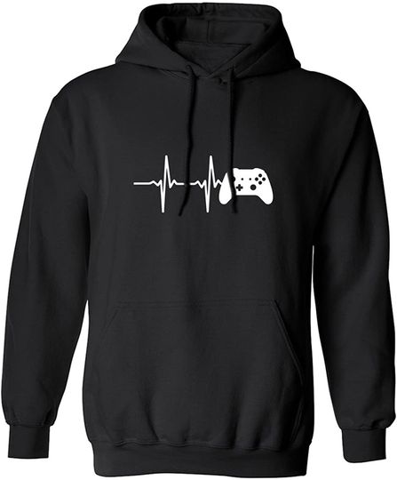 Discover Heartbeat of a Gamer Pullover Hoodie
