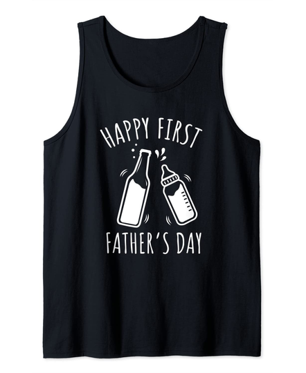 Discover Happy First Fathers Day Tank Top