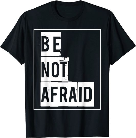 Discover BE NOT AFRAID inspirational Christian Bible Halloween T-Shirt