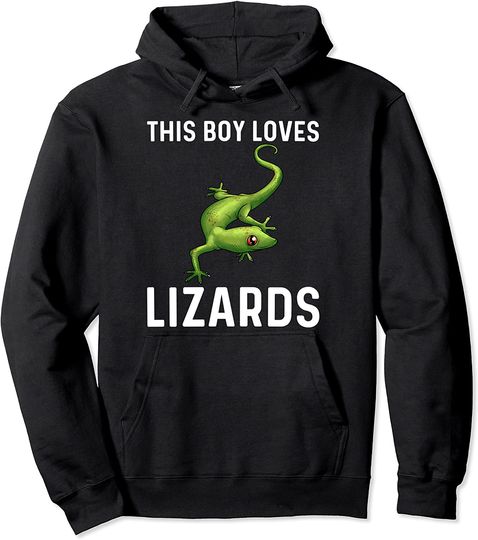 Discover Cool Lizard Animal Pullover Hoodie