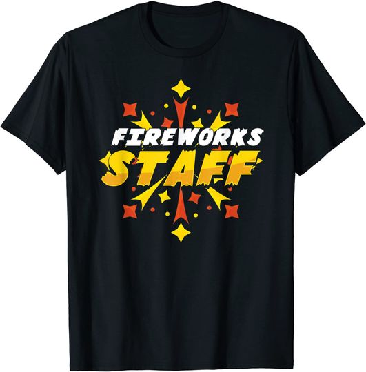 Discover Fireworks Staff Pyro Pyromaniac T Shirt
