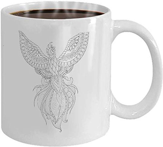 Caneca de Cerâmica Clássica Presente Ideal Fénix