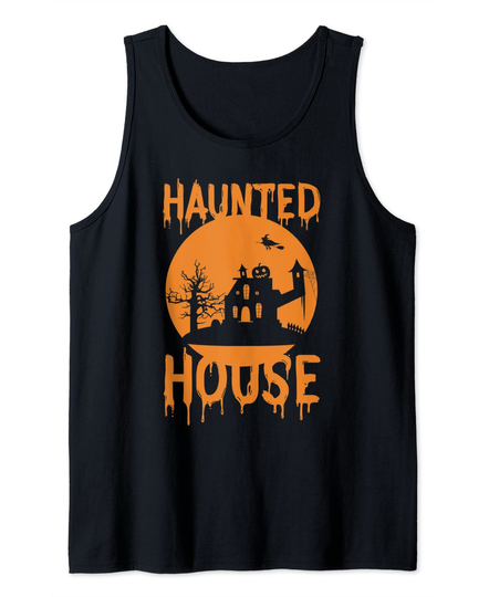 Discover Haunted House Tank Top