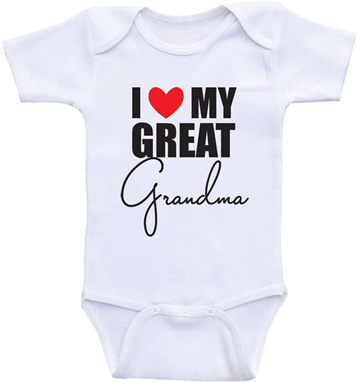 Discover I Love My Great Grandma Onesie