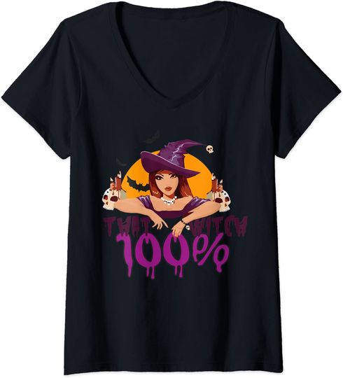 Discover 100% That Witch Halloween T-shirt