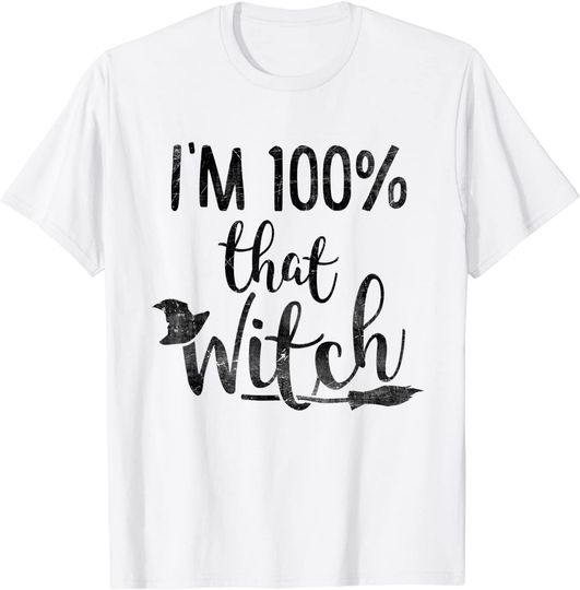 Discover 100 Percent That Witch Halloween Top T-Shirt