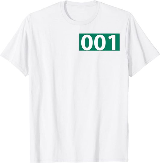 Camiseta de Homem e Mulher Squid Game 001