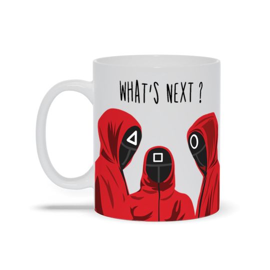 Caneca de Cerâmica Clássica What’s Next Squid Game | Round 6