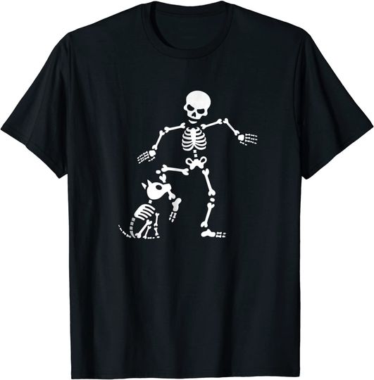 Discover Dog Skeleton Halloween T-Shirt