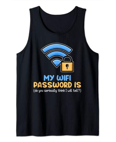 Discover My Wifi Password Laptop Code Programming Computer Tank Top