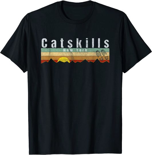 Discover The Catskills, NY Vintage Catskills Hiking T-Shirt-