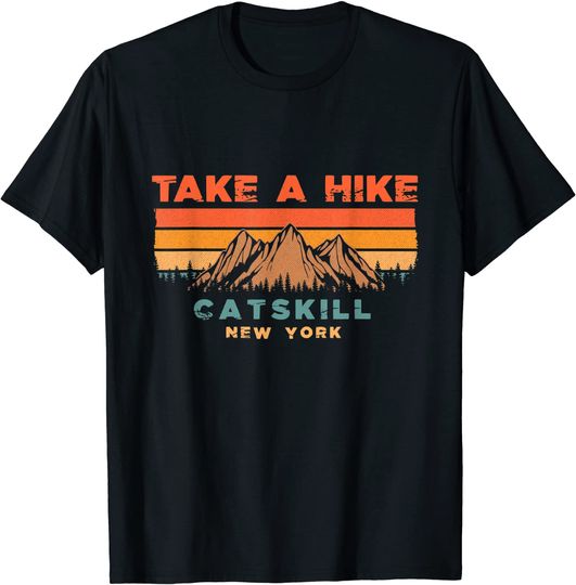 Discover The Catskill New York Vintage Take A Hike Catskill Moutain T-Shirt