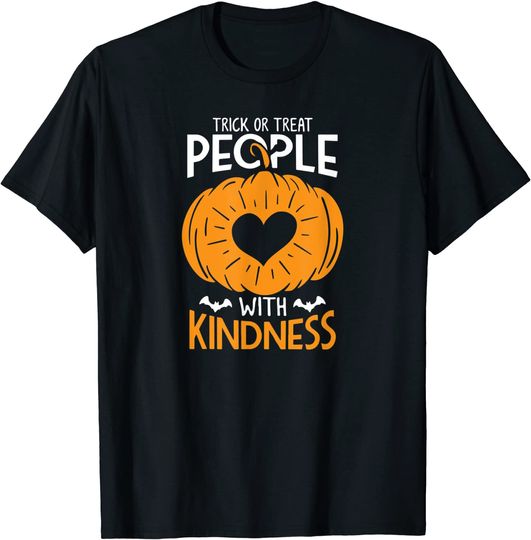 Discover Trick or Treat People With Kindness Halloween T-Shirt