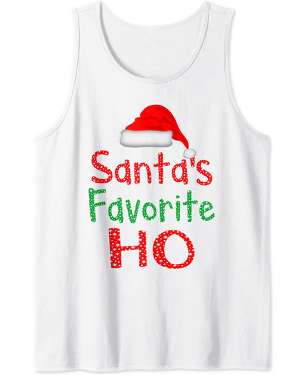 Discover Santa's Favorite Ho Funny Christmas Santa Claus Men Women Tank Top